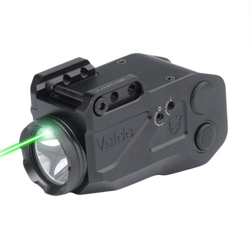 Vaide - Latarka taktyczna LED na broń z laserem Scrapper Combo - 500 lm - Czarna - VAPLL-G02-1 52786