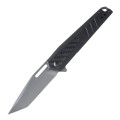 Real Avid - Nóż składany EDC RAV-6 - Aluminium - Włókno węglowe - Tanto - Czarny - AVRAV6-1 52829