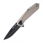 Real Avid - Nóż składany EDC RAV-3 - Aluminium - Stal nierdzewna - Brązowy - AVRAV3