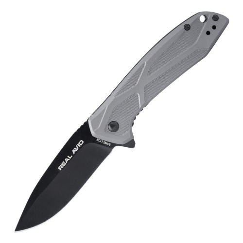 Real Avid - Nóż składany EDC RAV-2 - Aluminium - Szary - AVRAV2-1 52833