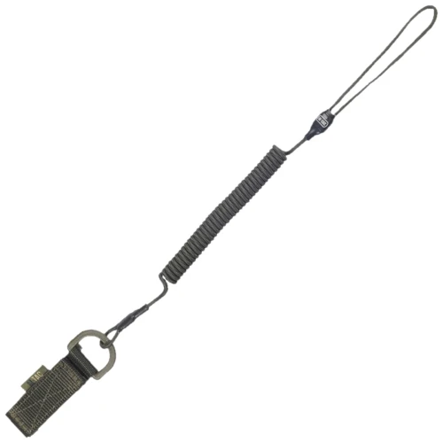 Smycz M-Tac Retraktor Medium Kombinowana Z D-Ringiem Olive (51435601)-1 52959