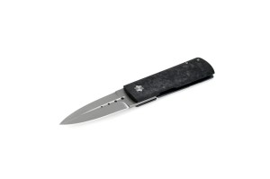 Nóż składany Maserin Daga Black/Silver FatCarbon Elmax by Attilio Morotti (372/N)
