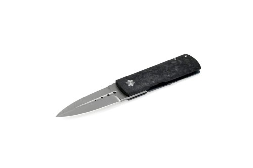 Nóż składany Maserin Daga Black/Silver FatCarbon, Elmax by Attilio Morotti (372/N)-1 52962