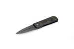 Nóż składany Maserin Daga Black/Gold FatCarbon Damascus Small Roses by Attilio Morotti (372/DG)