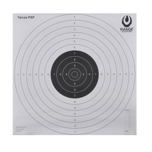 Tarcza strzelecka Range Solutions PSP TS-2, 50 szt.-1 53006