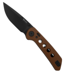 Nóż składany Reate PL-XT Tan G10, Black PVD Nitro-V