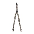 Szelki męskie Ranger 4 cm, drukowane, szare-1 53152