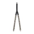 Szelki męskie Ranger 4 cm, drukowane, szare-3 53152