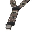 Szelki męskie Ranger 4 cm, drukowane, szare-4 53152