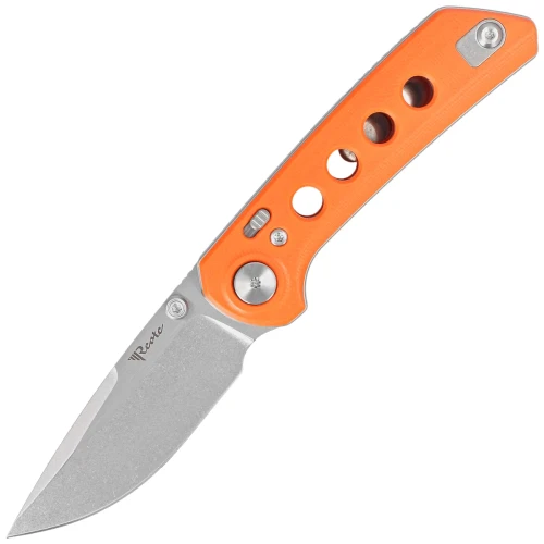 Nóż składany Reate PL-XT Orange G10, Stonewashed Nitro-V-1 53155