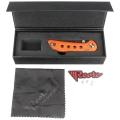 Nóż składany Reate PL-XT Orange G10, Stonewashed Nitro-V-2 53155