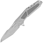 Nóż składany Reate K-3 Tanto Grey Titanium/Carbon Fiber Damasteel Damascus