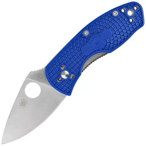 Nóż Spyderco Ambitious Lightweight Blue FRN, Satin Plain CPM S35VN (C148PBL)