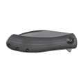 Nóż składany Trollsky Knives Mandu czarny/czarne ostrze-4 53186