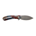 Nóż składany Trollsky Knives Mandu Damascus-2 53188