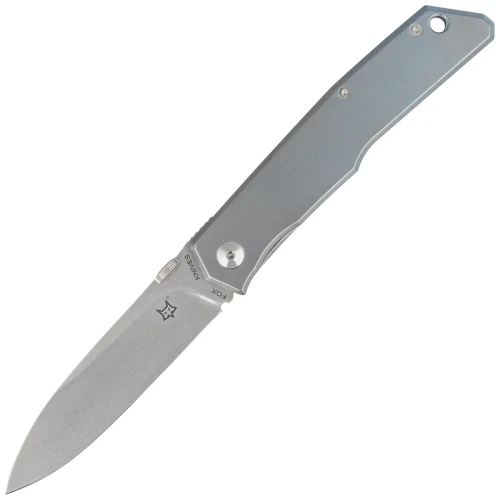 Nóż składany Fox The Sicilian Blue Titanium, Stonewashed N690 by Bob Terzuola (FX-525 TI BL)-1 53260