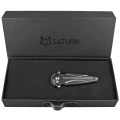 Nóż składany Fox Saturn Black Titanium, Satin M390 by Denis Simonutti (FX-551 TI)-3 53264
