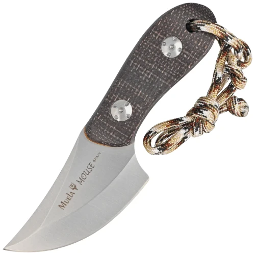 Nóż Muela Mouse-7M Brown Jute Micarta, Satin 14C28N-1 53387
