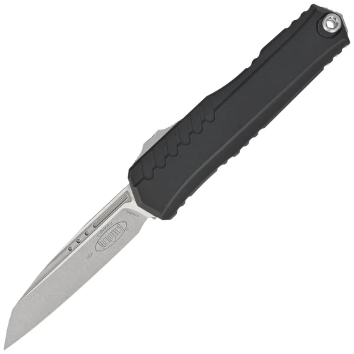 Nóż automatyczny OTF Microtech Cypher II S/E Black Aluminium, Stonewashed M390MK by Deryk Munroe and Tony Marfione-1 53396