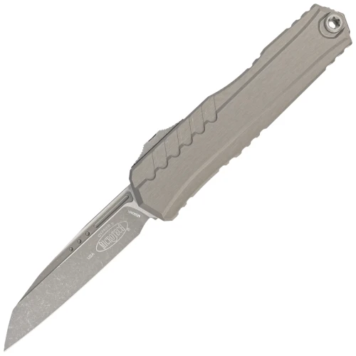 Nóż automatyczny OTF Microtech Cypher II S/E Natural Clear Aluminium, Apocalyptic M390MK by Deryk Munroe and Tony Marfione-1 53397
