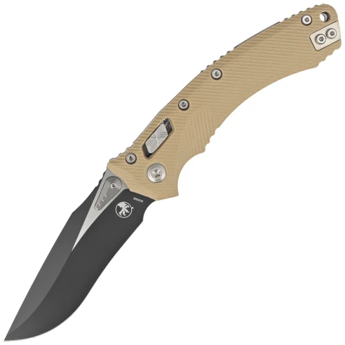 Nóż składany Microtech Amphibian Ram-Lok S/E Fluted Tan G10, Black M390MK by Tony Marfione-1 53400