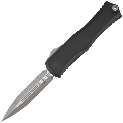 Nóż automatyczny OTF Microtech Hera II D/E Black Aluminium, Apocalyptic M390MK by Tony and Sean Marfione (1702-10AP)-1 53402