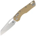 Nóż składany Microtech MSI S/E Fluted Tan G10, Stonewashed M390MK by Tony Marfione-1 53403