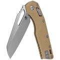 Nóż składany Microtech MSI S/E Fluted Tan G10, Stonewashed M390MK by Tony Marfione-6 53403