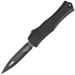 Nóż automatyczny OTF Microtech Hera II D/E Black Aluminium Black M390MK by Tony and Sean Marfione