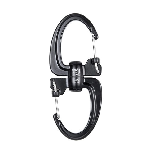 Nite Ize - Karabińczyk	S-Biner 360 SlideLock Dual Carabiner #3 - Czarny - SBLR3-01-R3-1 53427