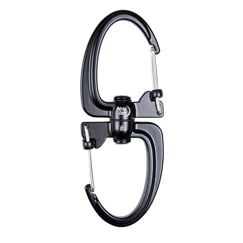 Nite Ize - Karabińczyk	S-Biner 360 SlideLock Dual Carabiner #4 - Czarny - SBLR4-01-R3-1 53428
