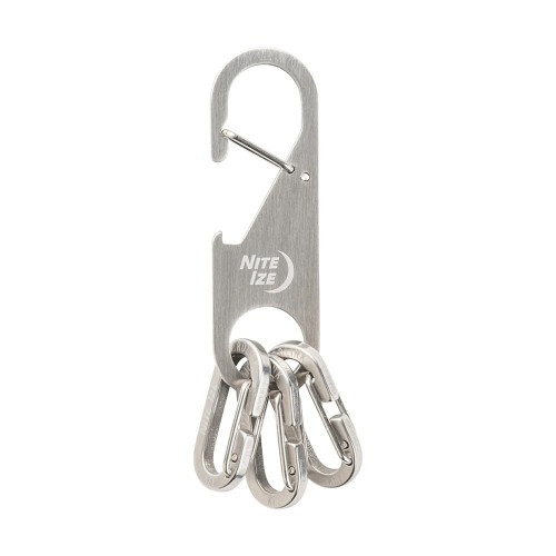 Nite Ize - Karabińczyk Z-Rack Keychain Bottle Opener - Stalowy - Srebrny - ZRB-11-R6-1 53429