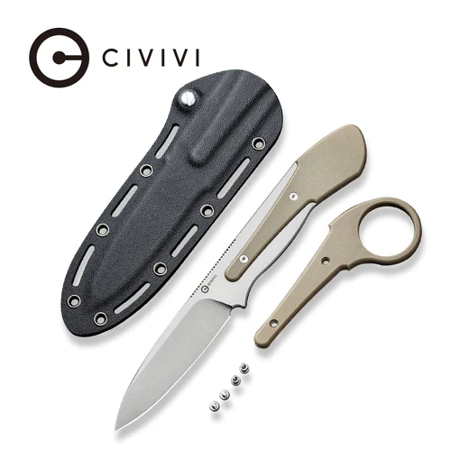 Nóż Civivi Varius Tan G10, Satin D2 by Allen Elishewitz (C22009D-2)-1 53542
