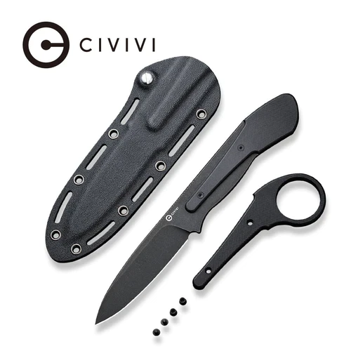 Nóż Civivi Varius Black G10, Black Stonewashed D2 by Allen Elishewitz (C22009D-1)-1 53543