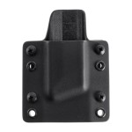 Ładownica RH Holsters OWB do Glock 43 z szyną, pełny sweatguard, pas 40 mm, prawa, czarna