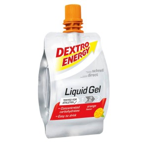 Dextro Energy - Żel energetyczny Liquid Gel - 60 ml - Pomarańczowy z witaminami - DE11