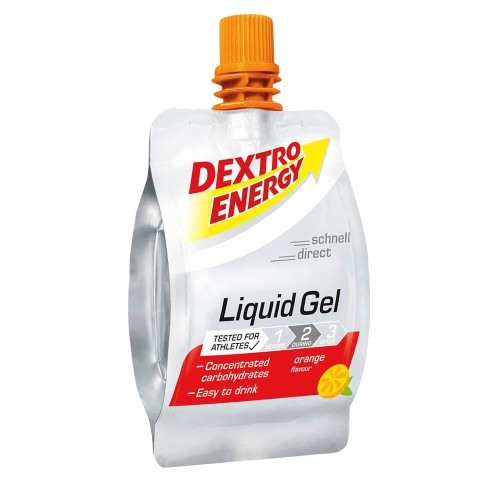 Dextro Energy - Żel energetyczny Liquid Gel - 60 ml - Pomarańczowy z witaminami - DE11-1 53737