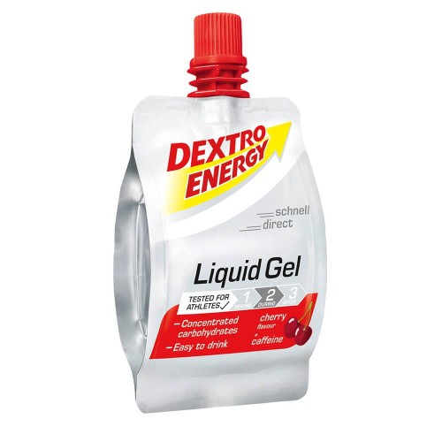 Dextro Energy - Żel energetyczny Liquid Gel - 60 ml - Wiśnia z kofeiną - DE15-1 53738