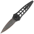 Nóż grawitacyjny Paragon Warlock Enchanted 6061 Custom Model 7 Black Aluminium, Baker Forge Raindrop Gomai Copper Shim 80CRV (ENCHA-B-BFD)-1 53747