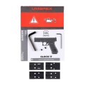 Pistolet wiatrówka Glock 17 gen 5 MOS 4,5 mm BB 3J z płytkami-9 53751