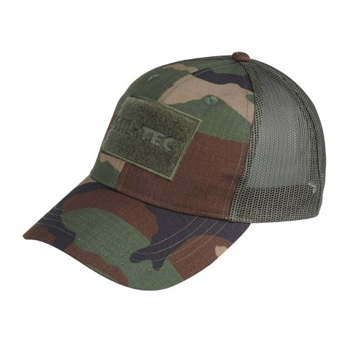 Mil-Tec - Czapka z daszkiem Trucker Baseball Cap - Woodland - 12318520-1 54047