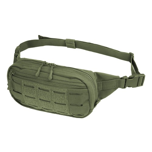 Mil-Tec - Torba biodrowa Fanny Pack - Laser Cut - MOLLE - Olive Drab - 13515001-1 54048
