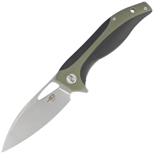 Nóż składany Bestech Komodo Black/Green G10 Stonewashed/Satin D2 (BG26A)