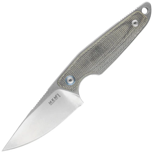 Nóż MKM Makro 1 Green Canvas Micarta, Stonewashed by Jesper Voxnæs (MKMA01-GC)-1 54086