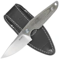 Nóż MKM Makro 1 Green Canvas Micarta, Stonewashed by Jesper Voxnæs (MKMA01-GC)-3 54086