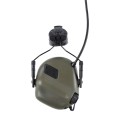 Aktywne ochronniki słuchu do hełmów Earmor M31H-FG/ARC Plus Fast zielone-4 54112