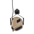 Aktywne ochronniki słuchu do hełmów Earmor M31H-TN/ARC Plus Fast coyote tan-3 54113