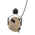 Aktywne ochronniki słuchu do hełmów Earmor M31H-TN/ARC Plus Fast coyote tan-4 54113