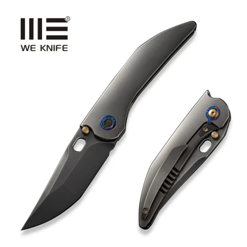 Nóż składany We Knife Attor Gray Titanium, Polished Gray CPM 20CV by Dalibor Bergam (WE23037B-1)-1 54191