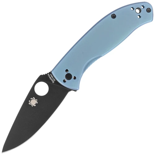 Nóż składany Spyderco Tenacious R.I.L. Blue Titanium, Black 8Cr13MoV by Eric Glesser (C122TIBLBKP)-1 54206